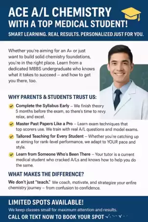 English medium A/L Chemistry