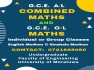 English Medium and Sinhala Medium Classes for G.C.E. A/L Combined Maths and G.C.E. O/L Maths 