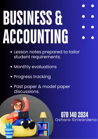 English Medium - Business & Accounting Studies (Grade 10 & 11)