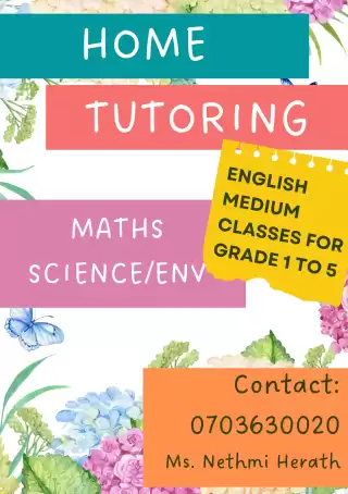 English Medium Classes – Primary Grades 1–5