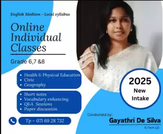 English Medium - Grade 06 & 07 - Online/Individual - Health & Civic