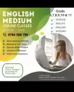 English medium Grade 6-11 online classes