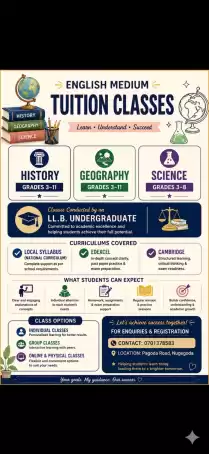 English Medium History & Geography (Grades 3–11) | Science (Grades 3–8)
