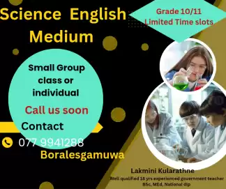 English Medium Local syllabus classes 10/11
