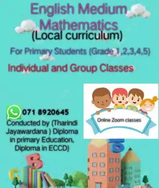 English Medium Mathematics for Primary Students