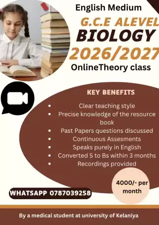 English Medium Online Biology Classes