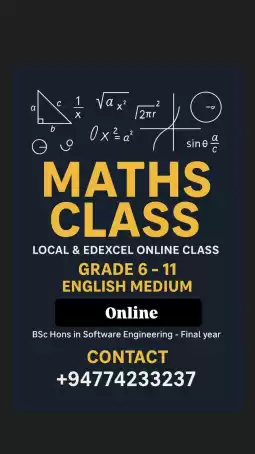 English medium online maths Local and Edexcel classes