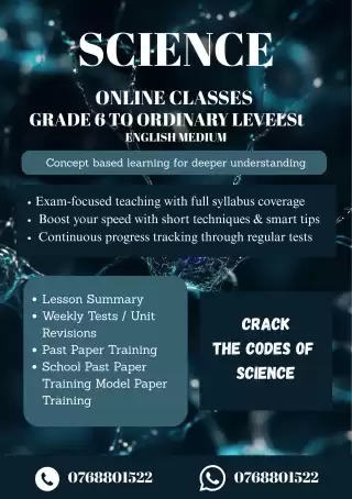 English Medium Science Classes