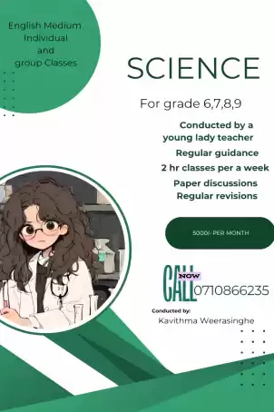 English Medium Science Classes for grade 6,7,8,9