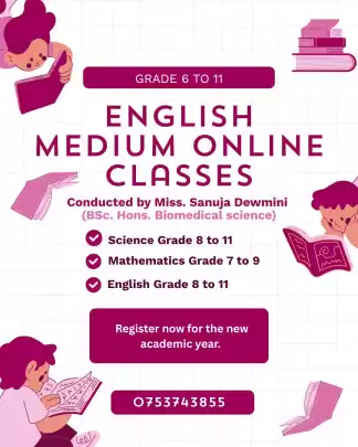 ENGLISH MEDIUM SCIENCE CLASSES FOR GRADE 8 TO 11