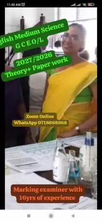 English Medium Science for O/L 2026/2027