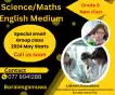 English Medium Science/Maths Grade 6 New class starts from May 2024