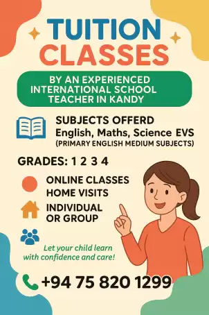 English medium tuition
