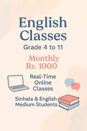 English Online classes for grade 4 to 11 Only Rs.1000 monthly