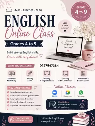 English online classes for grade 4 to 9