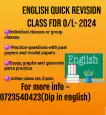 English Quick Revision (2024O/L)