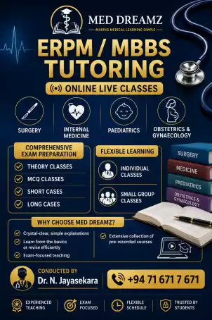 ERPM | FINAL MBBS tutoring - live classes