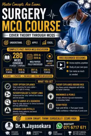 ERPM SURGERY MCQ MASTERY COURSE