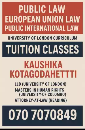 European Union Law, Public Law, Public International Law