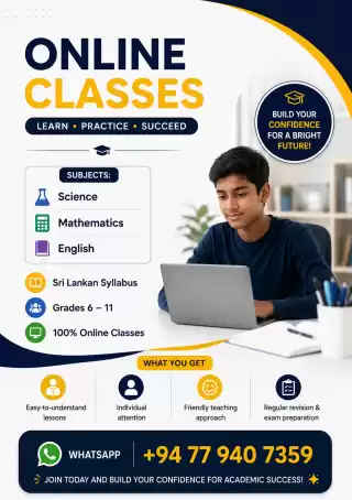 Expert Online Tuition for Science, Mathematics & English