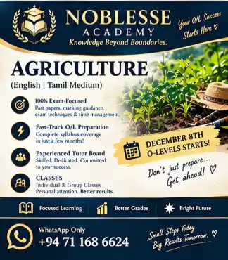 FAST TRACK OL AGRICULTURE CLASSES-2026