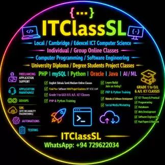 FIT for BIT UCSC | Foundation in Information Technology Tamil English Sinhala Medium Online Classes