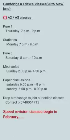 For 2025 (May/June) Exam