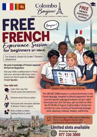 FREE FRENCH EXPERIENCE SESSION