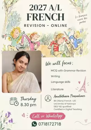 FRENCH A/L 2027 Revision - Online Classes