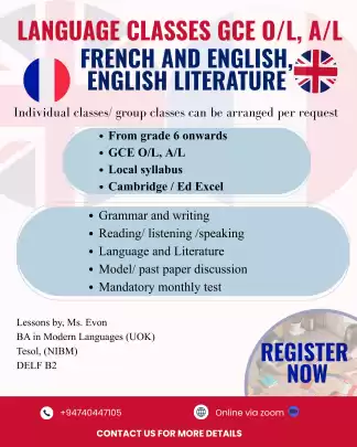 French and english