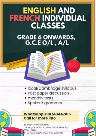 French and English classes