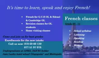 French Classes French Classes