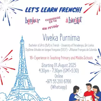 French classes available