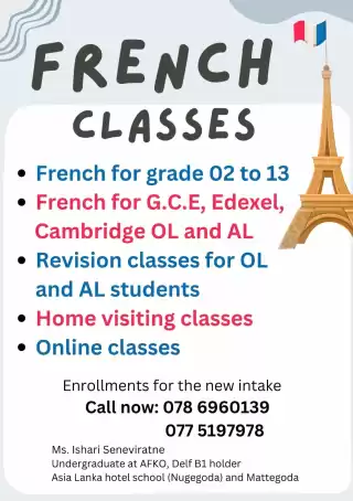 French classes Cambridge & Edexcel