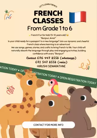 French Classes for Kids Grade 1 - 6