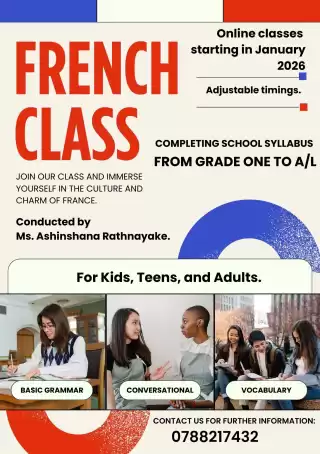 French classes for students and adults - all island