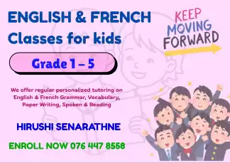 FRENCH & ENGLISH Classes for Kids