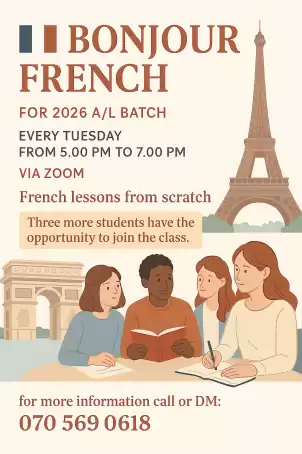 French for 2026 a/l batch