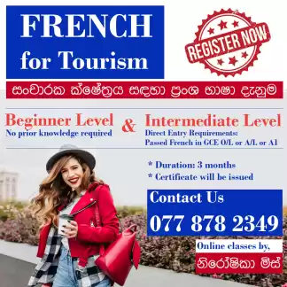 FRENCH FOR TOURISM