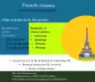 French Language and Literature classes