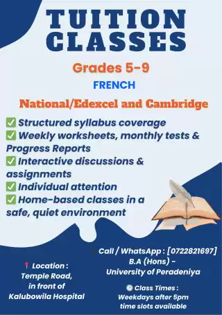 French Language (Grade 1-9) National/Edexcel and Cambridge Curriculum