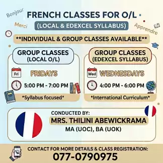 French O/L (Local & Edexcel syllabus)