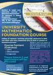 Fundamentals Mathematics for University Seekers