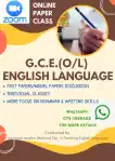 G.C.E O/L English Language Paper Class