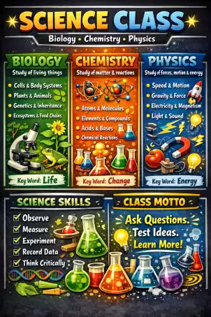 G.C.E. O Level Science (English & Sinhala Medium)