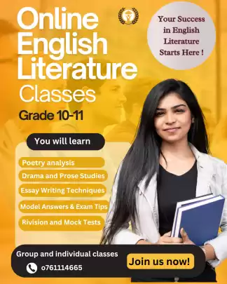 GCE O/L English Literature Tuition