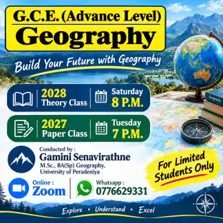 Geography AL 2027 & 2028 Online Class