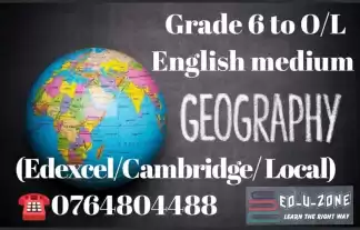Geography Classes- English Medium (Grade 3-O/L) for Edexcel, Cambridge & National curriculum