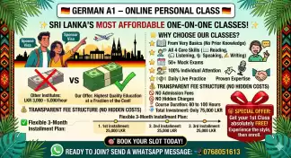 German language personal online Tamil medium