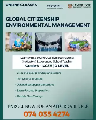 GLOBAL CITIZENSHIP & ENVIRONMENTAL STUDIES